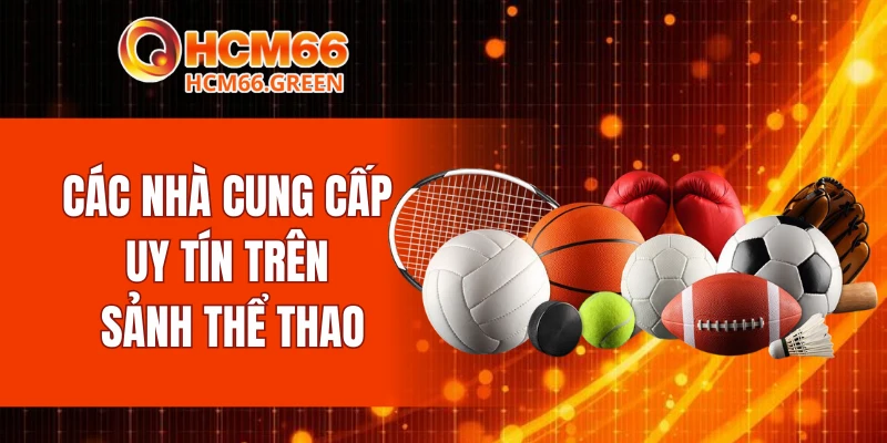 Các nhà cung cấp uy tín trên sảnh thể thao